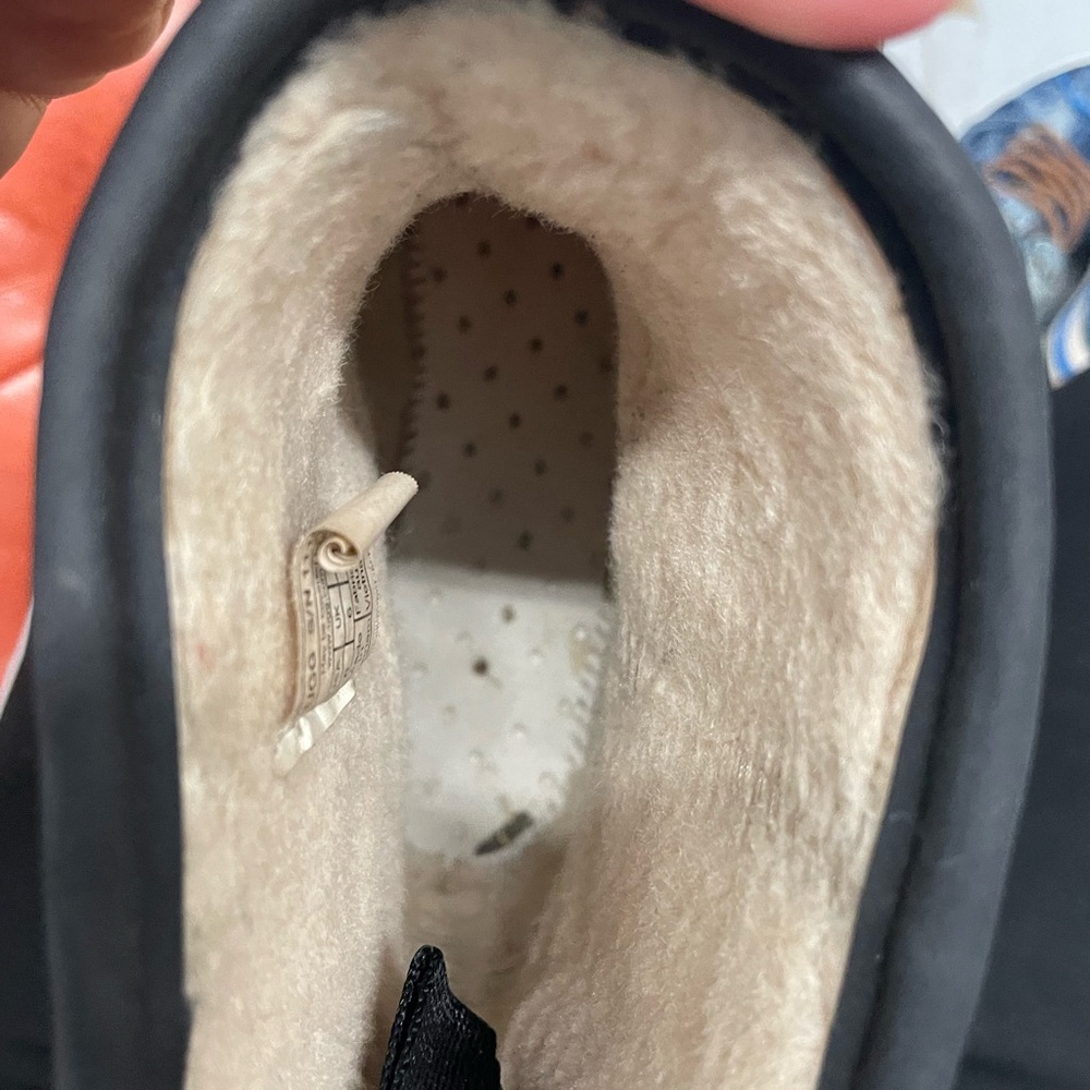 UGG  Cream and Black Boots - Picture 6 of 8